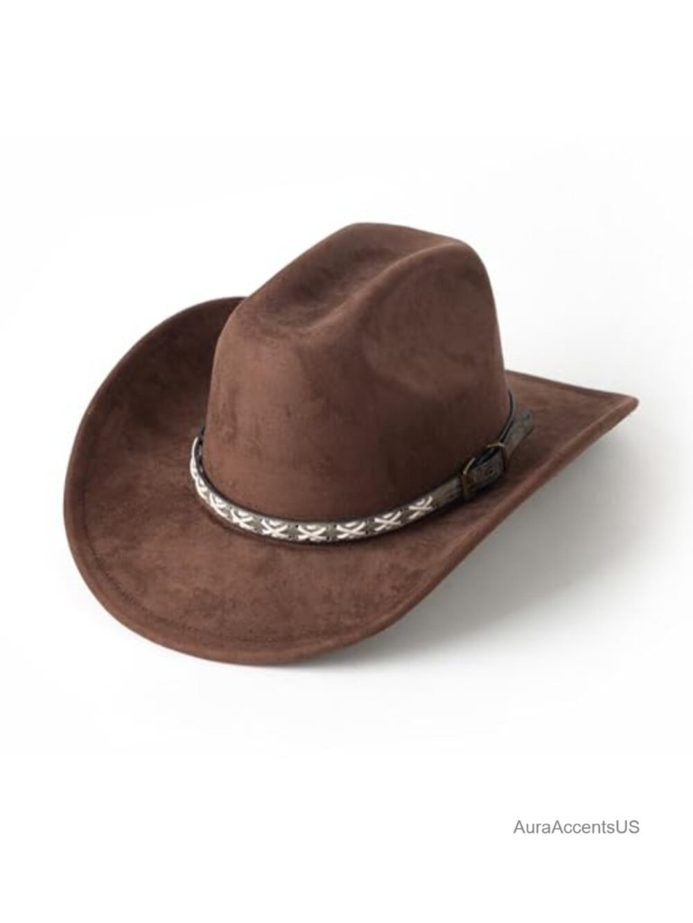 Suede Cowboy Hat Western Wide Brim Womens Cowgirl Hat